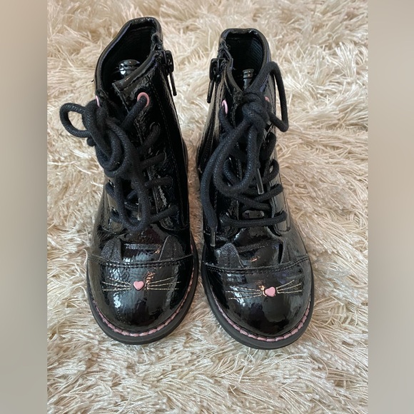 Black Combat Boots - Picture 3 of 3